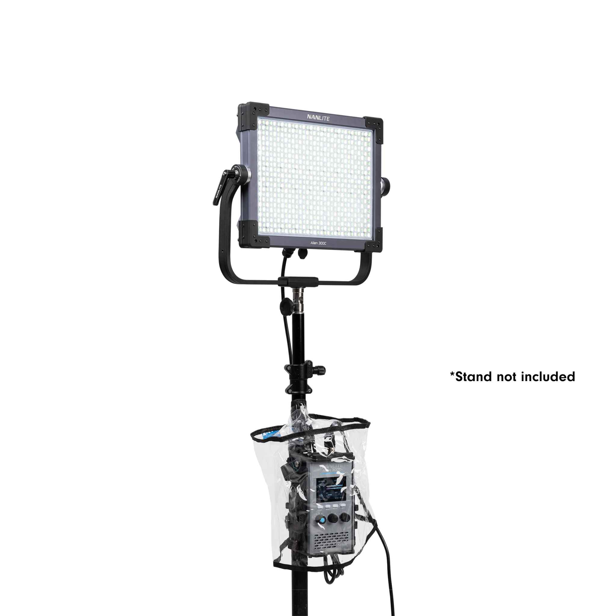 Alien 300C RGBWW LED Panel Light with IP55 & CRMX | Nanlite