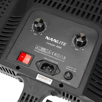 Nanlite Compac 68B Adjustable Bicolor Slim Soft Light Studio LED Panel
