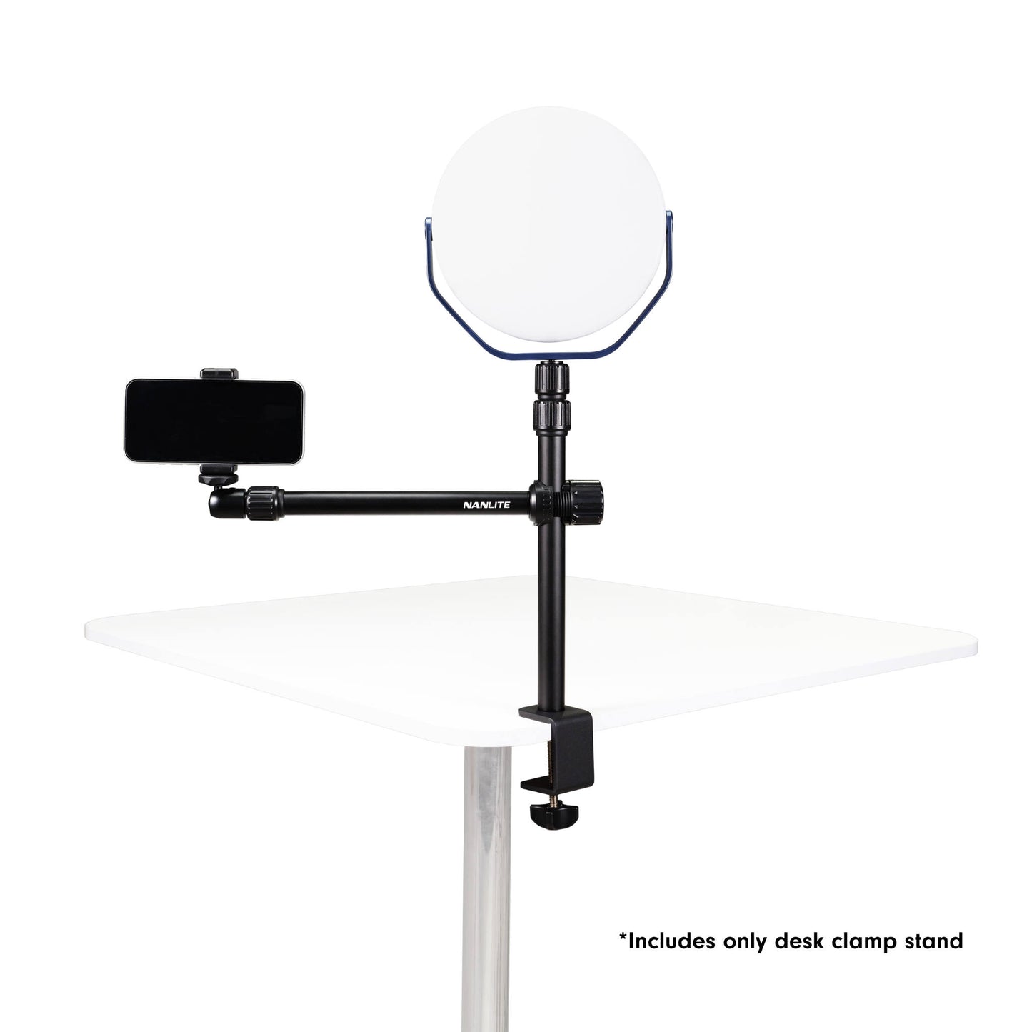 Content Creator's Desk Clamp Stand