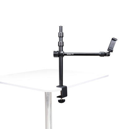 Content Creator's Desk Clamp Stand