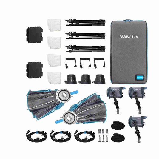 Evoke 150C 8-Chip Full-Color LED Spotlight 3-Kit