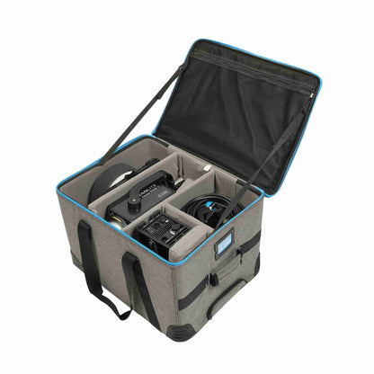 Forza 500B II LED Spotlight and FL-20G Fresnel Rolling Case Kit