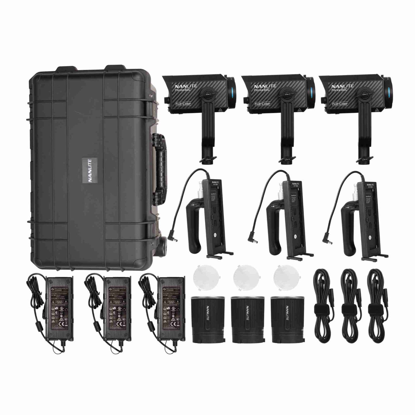 Forza 60C RGBLAC LED Spotlight 3-Light Kit