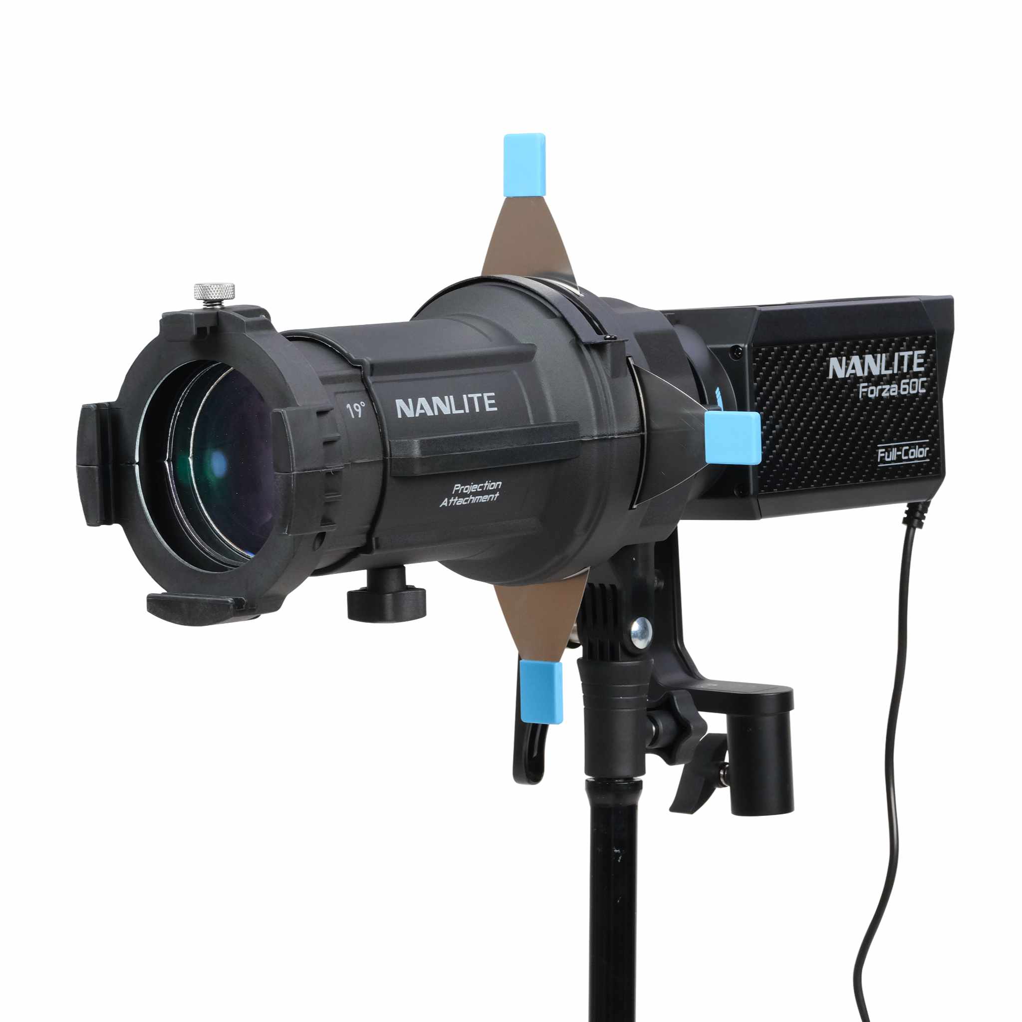 Forza 60C RGBLAC LED & PJ-FMM Projection Kit | Nanlite