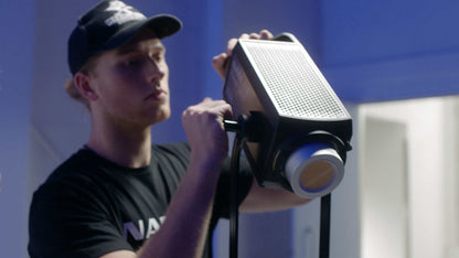 Forza 720B Bi-Color LED Spotlight with Rolling Case