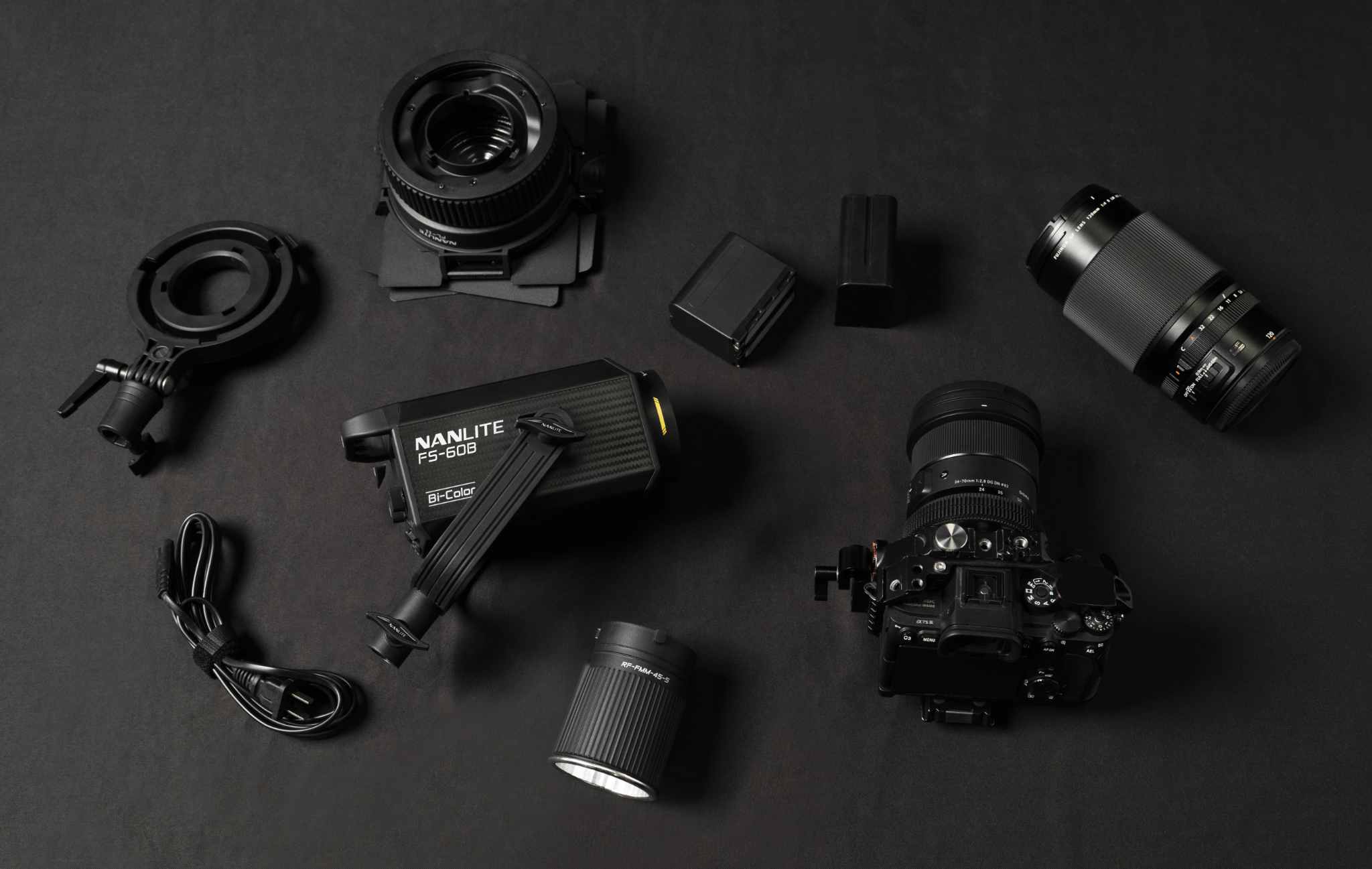 FS-60B Bi-Color LED Light and Bowens Mount Adapter | Nanlite
