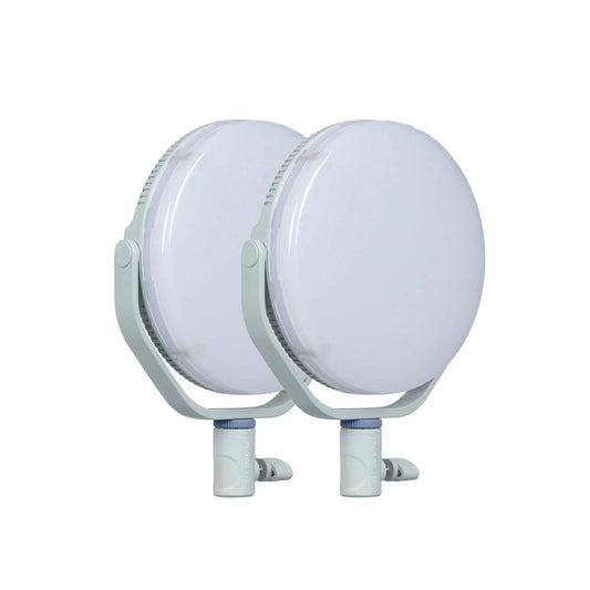 miro 30C LED Full-Color Round Panel 2-Light Kit, Mint Blue