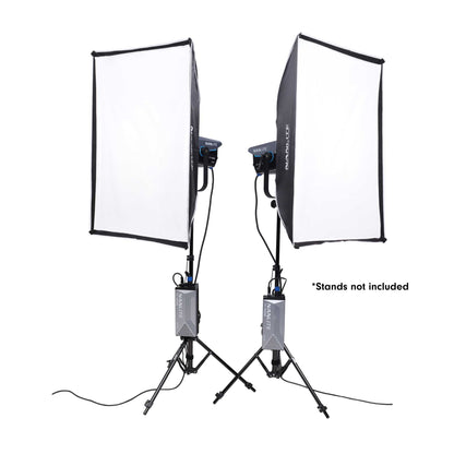 FC-500B Bi-Color LED Spotlight 2-Light Kit with Softboxes and Rolling Case