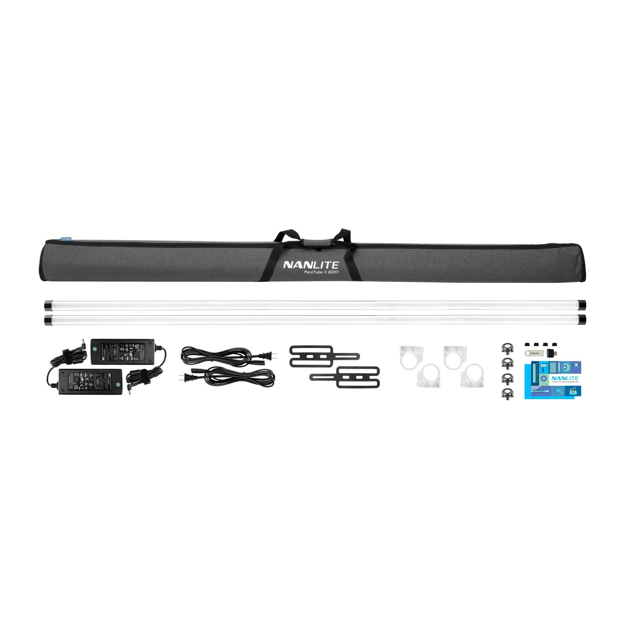 PavoTube II 60XR CRMX LED Pixel Tube 2-Light Kit | Nanlite