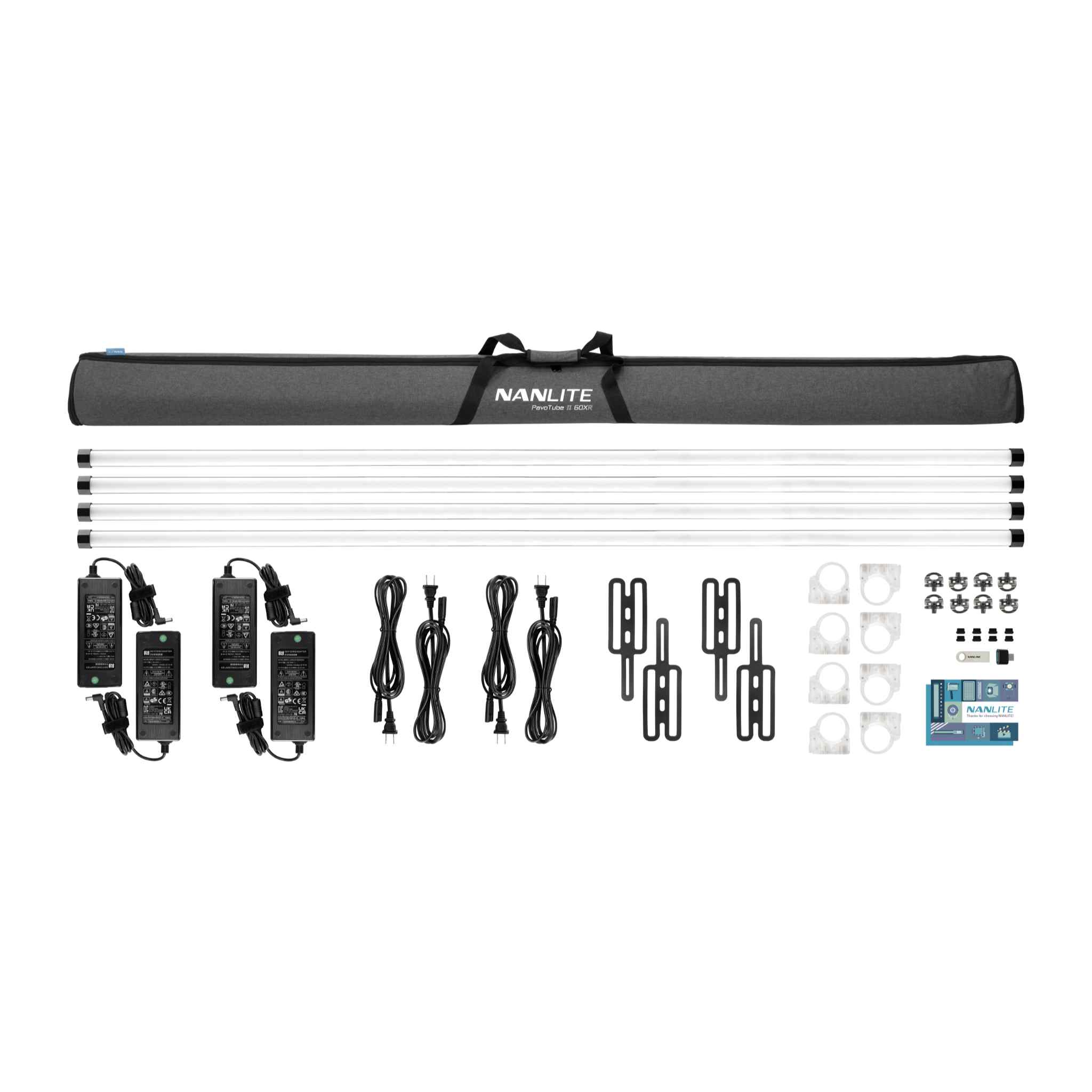 PavoTube II 60XR CRMX LED Pixel Tube 4-Light Kit | Nanlite