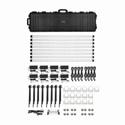 PavoTube II 30XR 4' RGBWW LED Pixel Tube with CRMX 8-Light Kit