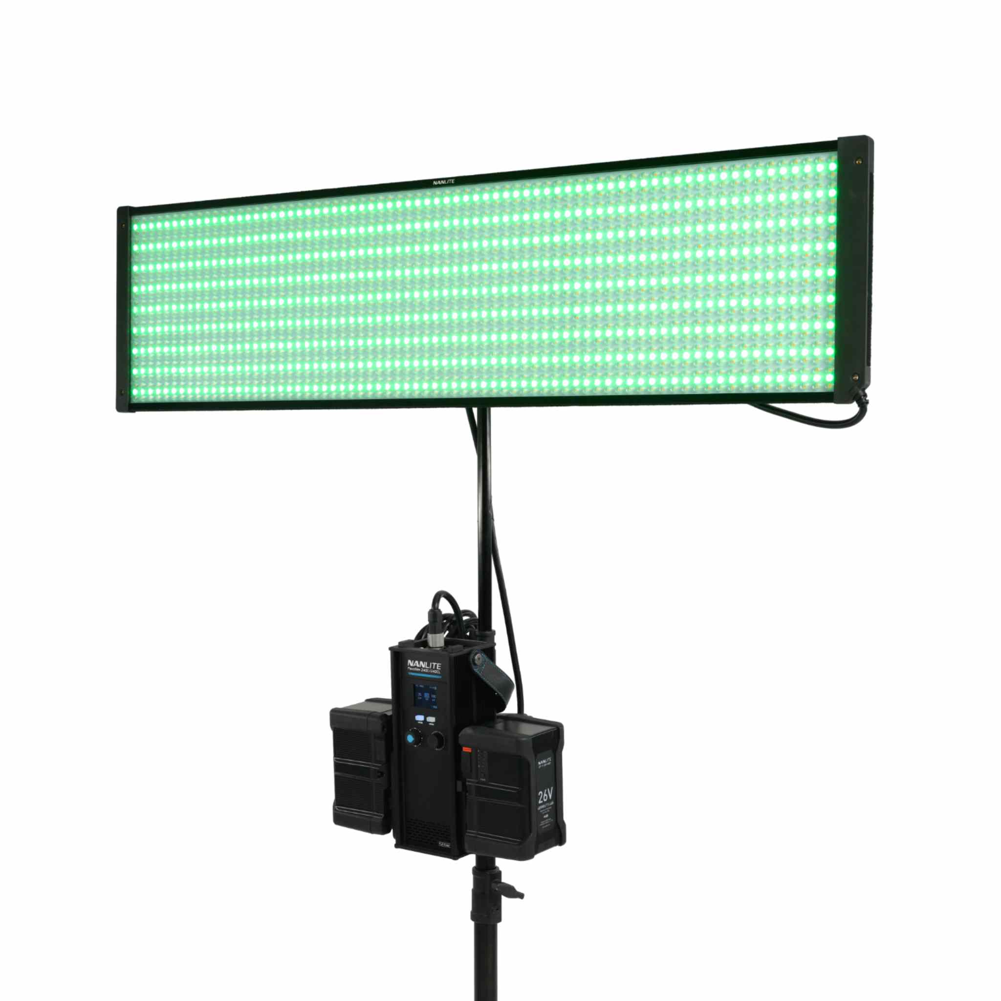 PavoSlim 240CL 4x1 RGBWW LED Panel Light with CRMX | Nanlite