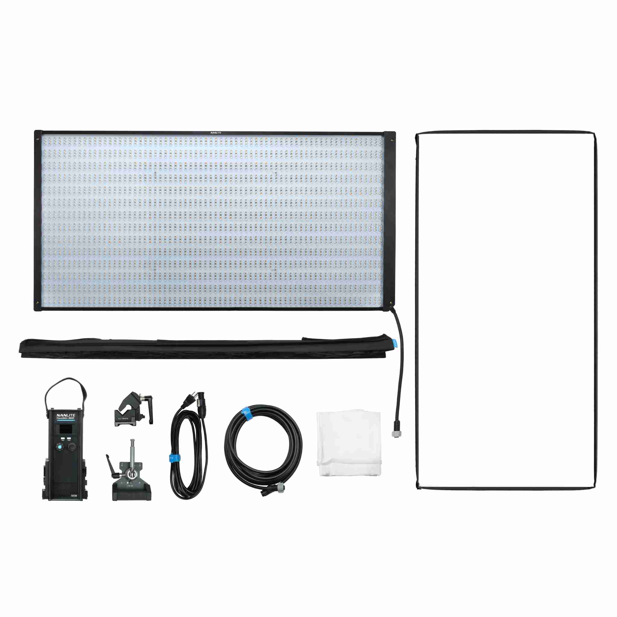 PavoSlim 360C 4x2 RGBWW LED Panel Light with CRMX | Nanlite