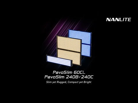 PavoSlim 60CL 2x.5 Long RGBWW LED Panel Light | Nanlite