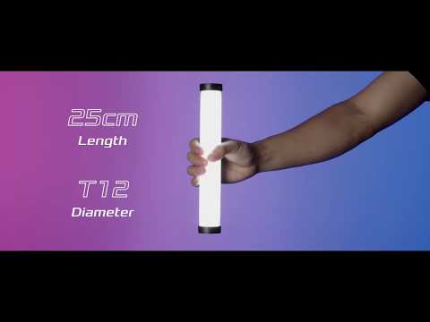 PavoTube II 6C 10-Inch RGBWW LED Tube Light | Nanlite