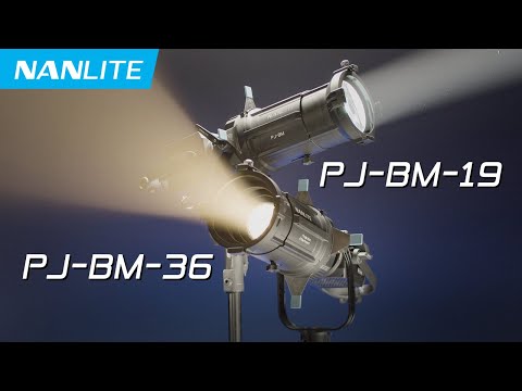 PJ-BM Projection Attachment with 19° Lens for Bowens Mount – Nanlite
