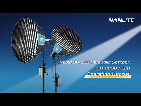 Rapid 90 Parabolic Softbox with Bowens Mount | Nanlite
