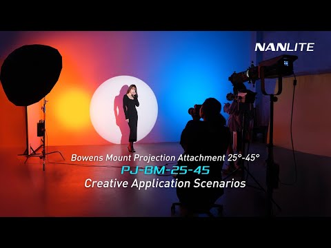 PJ-BM-25-45 Bowens Zoom Projection Attachment | Nanlite