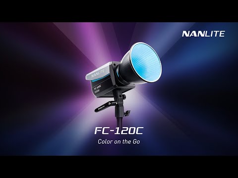 FC-120C Color LED Spotlight for Video and Photo | Nanlite