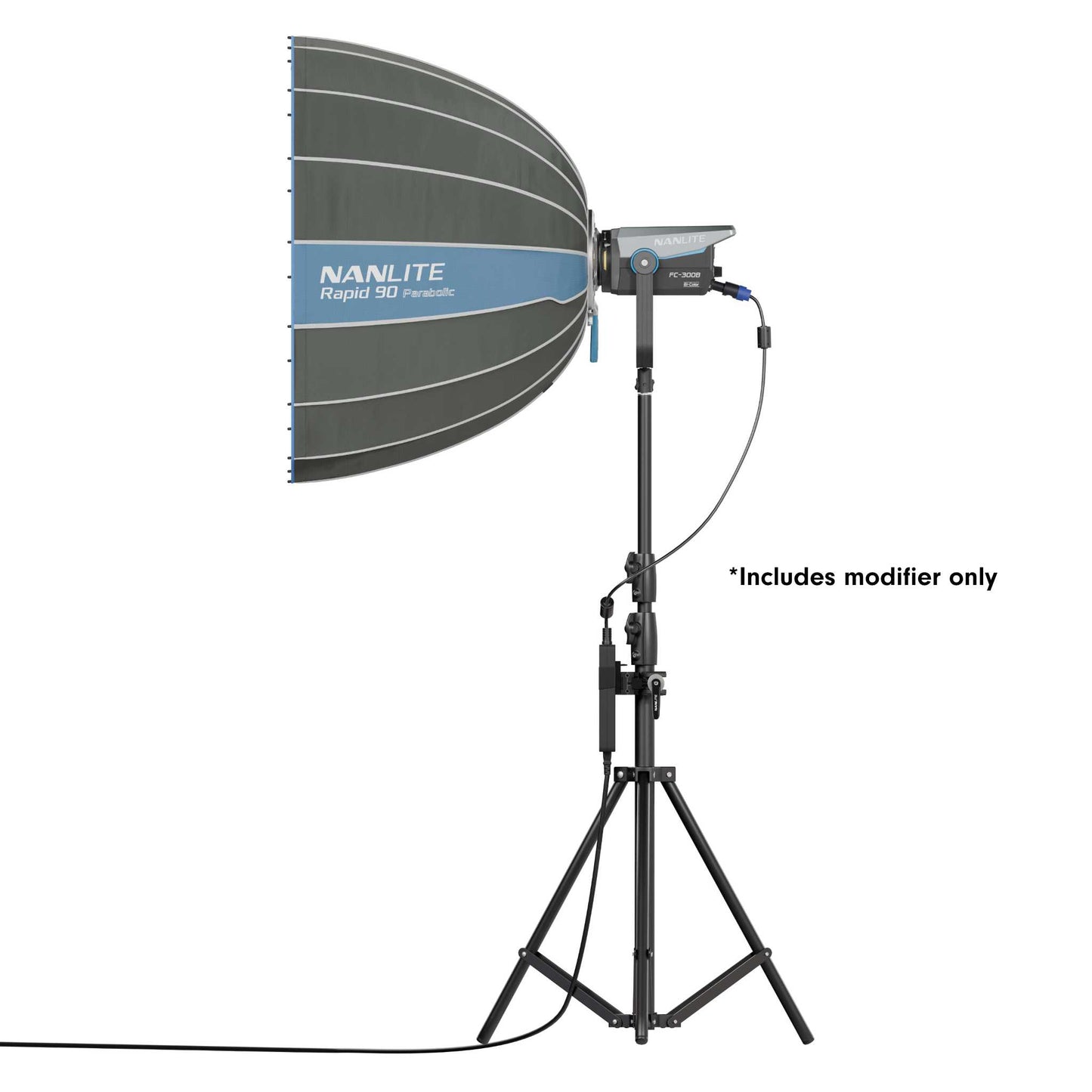 Rapid 90 Parabolic Softbox with Grid and Bowens Mount (35in)