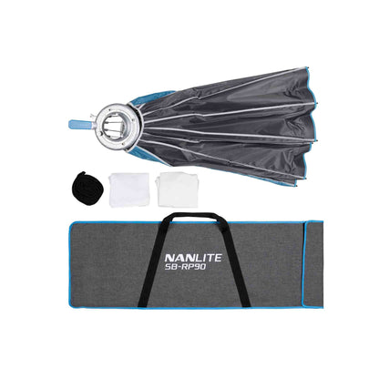 Rapid 90 Parabolic Softbox with Grid and Bowens Mount (35in)