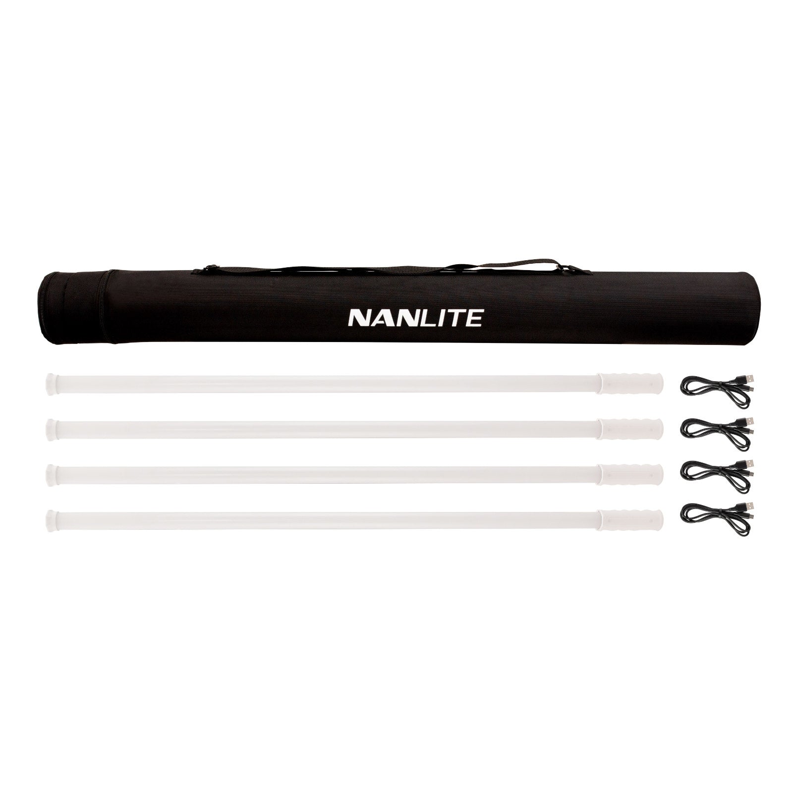 PavoTube T8-7X LED Pixel Tube Light 4-Light Kit | Nanlite